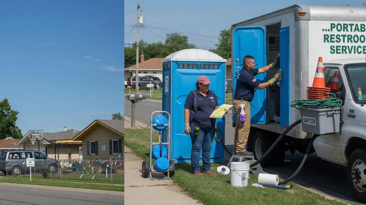 Portable Toilet Rental in Thornfield, MO near me